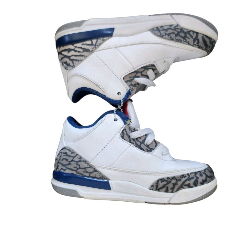 Air Jordan 3 Retro True Blue (Toddler 9C) - Picture 6 of 6